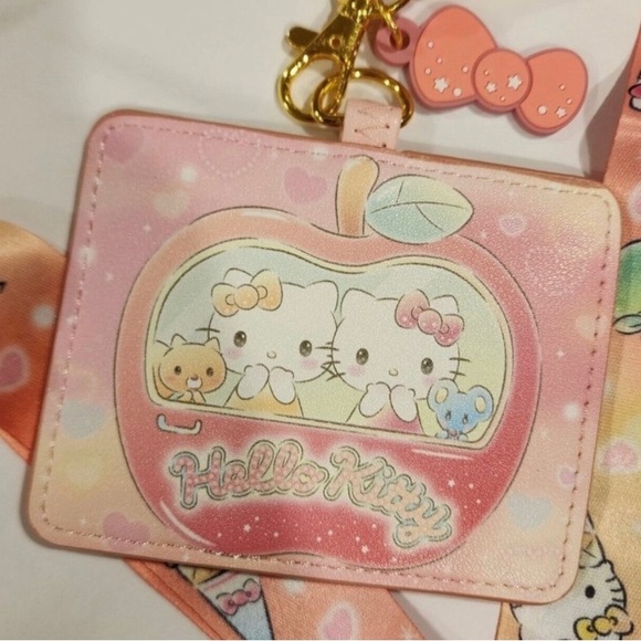 Loungefly Sanrio Hello Kitty Carnival Lanyard With Card Holder 🆕 - Picture 2 of 6